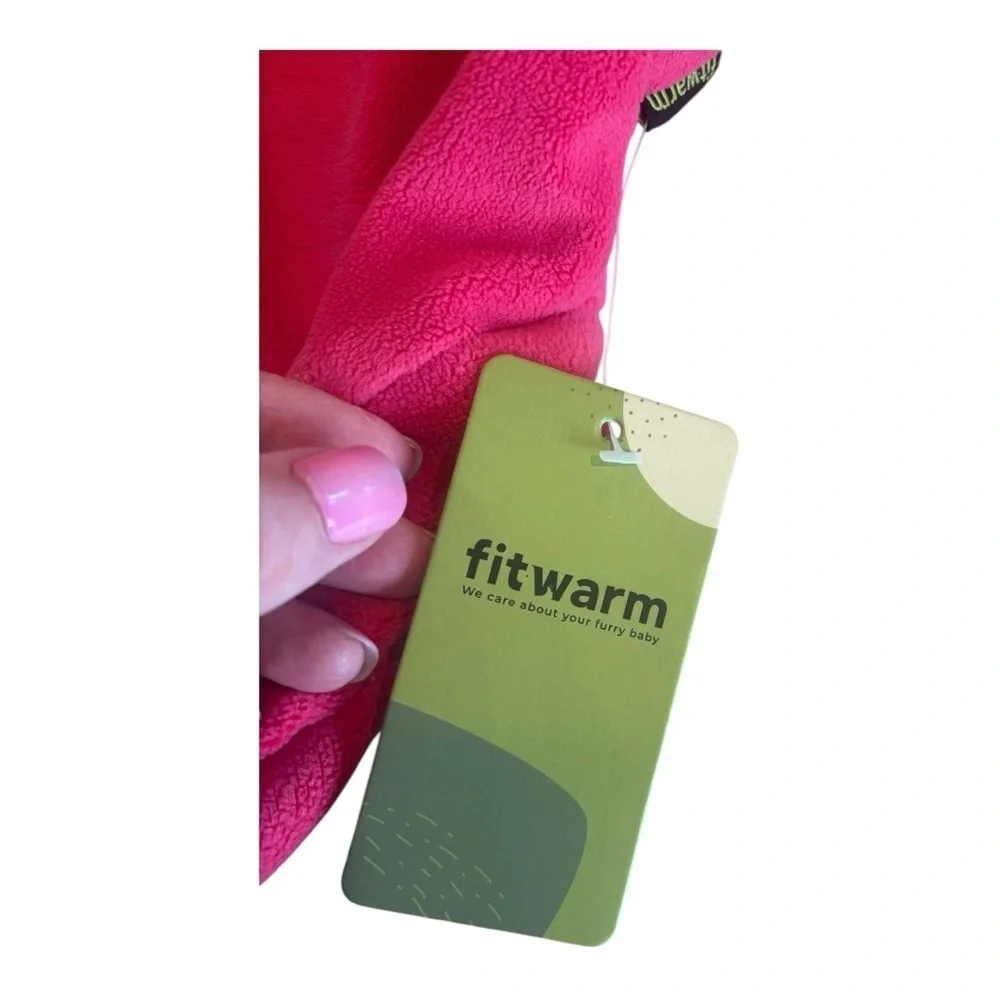 NWT Fitwarm Pets Pink Dog Sweater Size Large